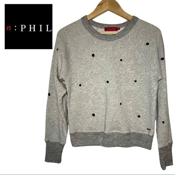 n: PHILANTHROPY Polka Dot Sweatshirt - Picture 2 of 13